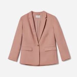 Everlane Easy Blazer in Cameo Pink (Size 8)